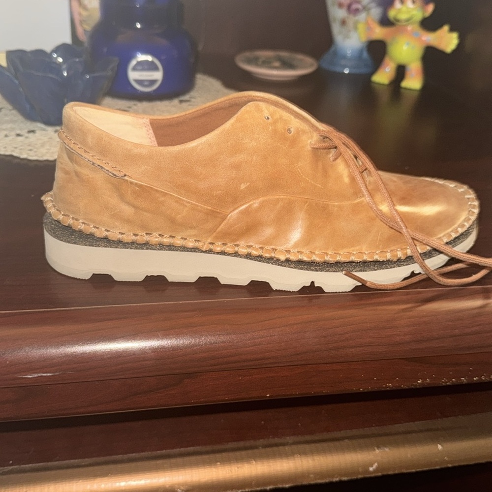 Clarks Brown Leather Shoes - Picture 5 of 5
